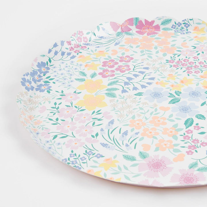Cottage Garden Dinner Party Plates x 8 | Meri Meri party plates Cottage Garden Dinner Party Plates x 8