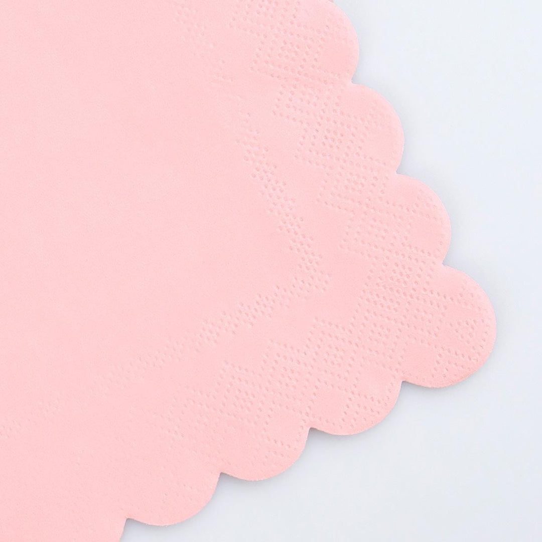 Cotton Candy Pink Large Party Napkins x 16 | Meri Meri party napkins Cotton Candy Pink Large Party Napkins x 16