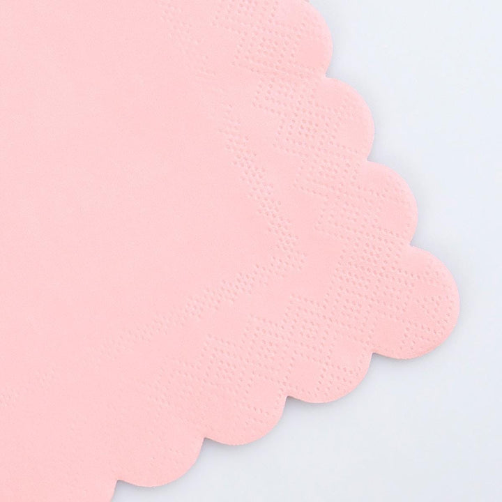 Cotton Candy Pink Large Party Napkins x 16 | Meri Meri party napkins Cotton Candy Pink Large Party Napkins x 16