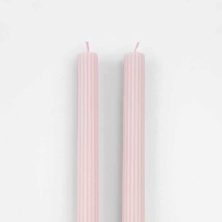 Cotton Candy Pink Table Candles x 2 | Meri Meri Candles Candle Cotton Candy Pink Table Candles x 2