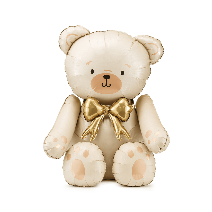 Cream Foil Balloon Bear - Baby Shower Balloons Balloons Cream Foil Balloon Bear