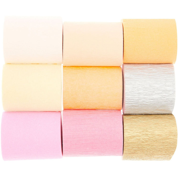 Crepe Paper Streamer Set - Blossom - Floral Party Decorations streamers Crepe Paper Streamer Set - Blossom