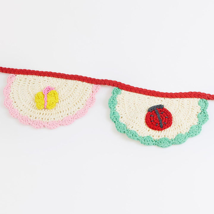 Crochet Scalloped Party Garland Bunting Crochet Scalloped Party Garland