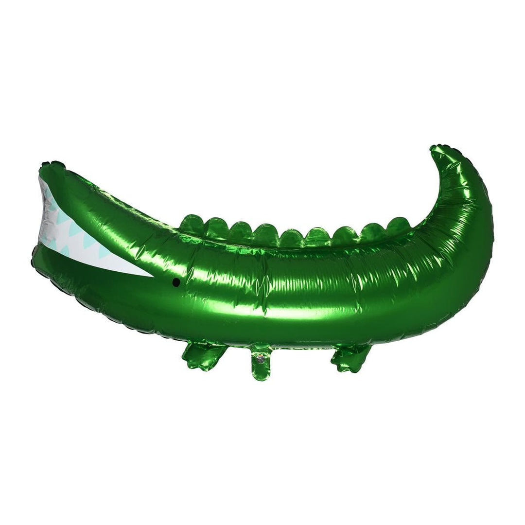 Crocodile Foil Balloon 40 inch | Meri Meri Safari Party Foil Balloon Crocodile Foil Balloon (40 inch)