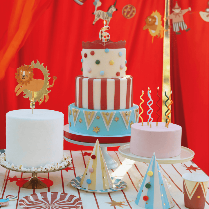 Curly Birthday Cake Candles x 12 - Rainbow Birthday Cake Candles Birthday Candles Curly Birthday Cake Candles x 12