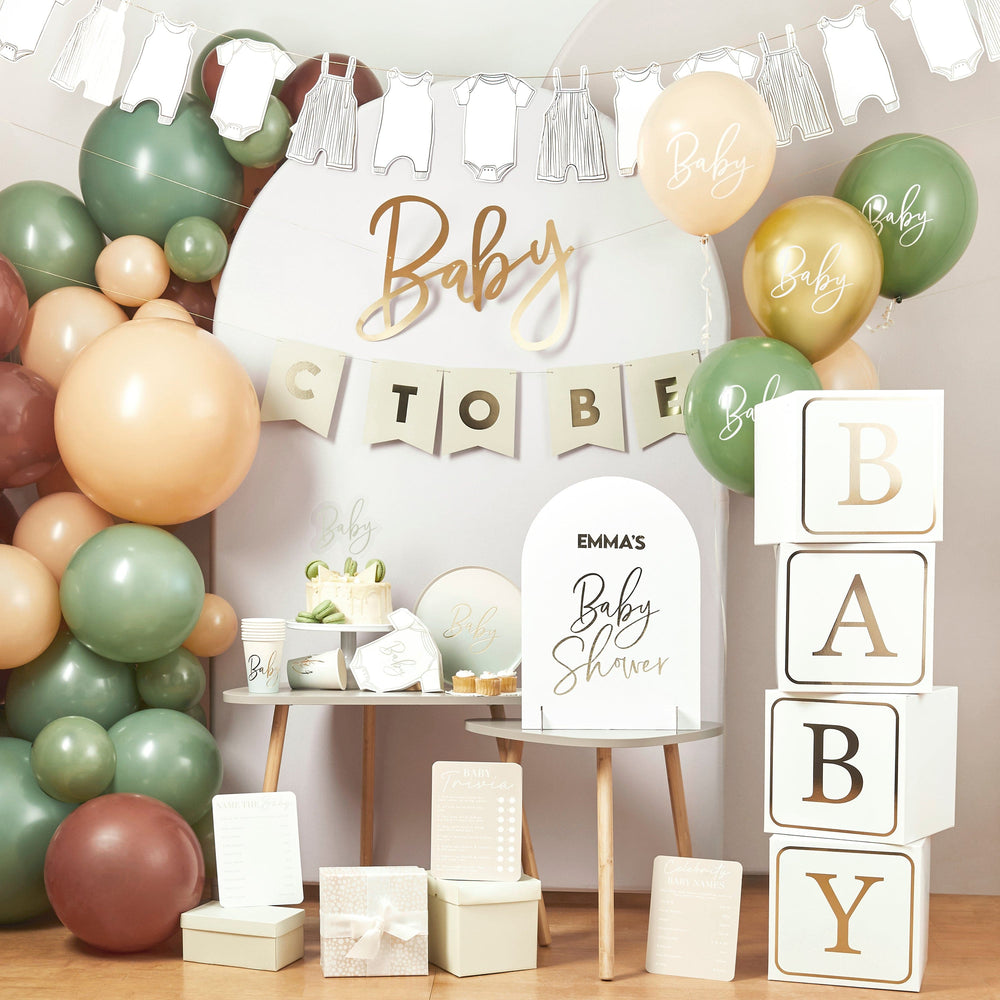 Customisable Baby Shower Welcome Sign Party & Celebration Customisable Baby Shower Sign