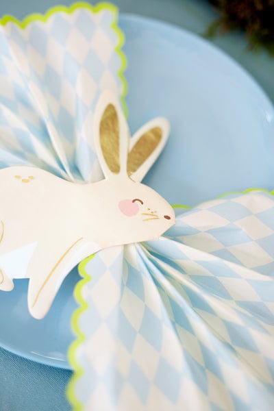 Cute Bunny Shaped Paper Napkins - Easter Party Supplies UK Paper Napkins Cute Bunny Shaped Paper Napkins x 20