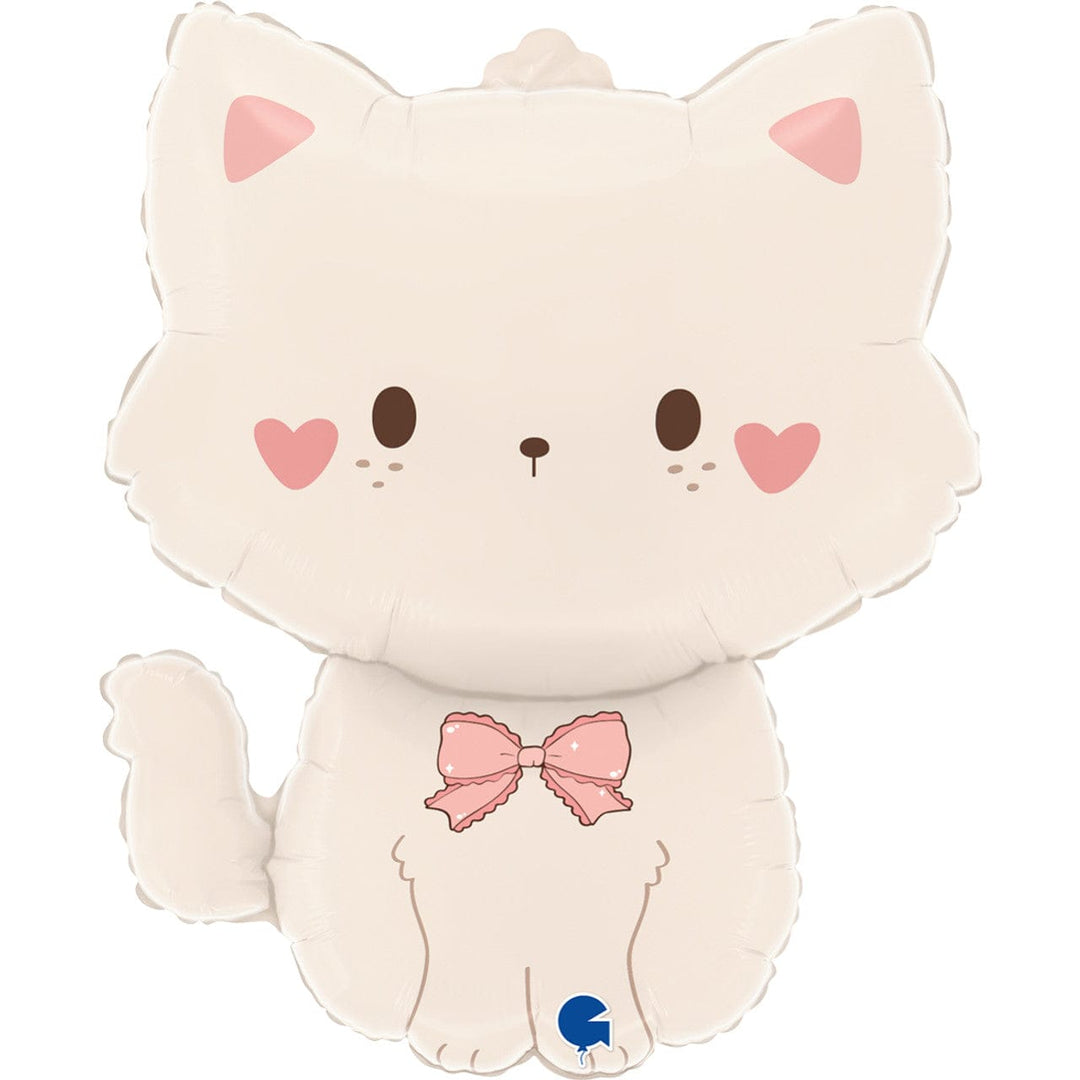 Cute Kitten Foil Balloon - 22 inch - Coquette Kitten Foil Balloon Foil Balloon Cute Kitten Foil Balloon - 22 inch