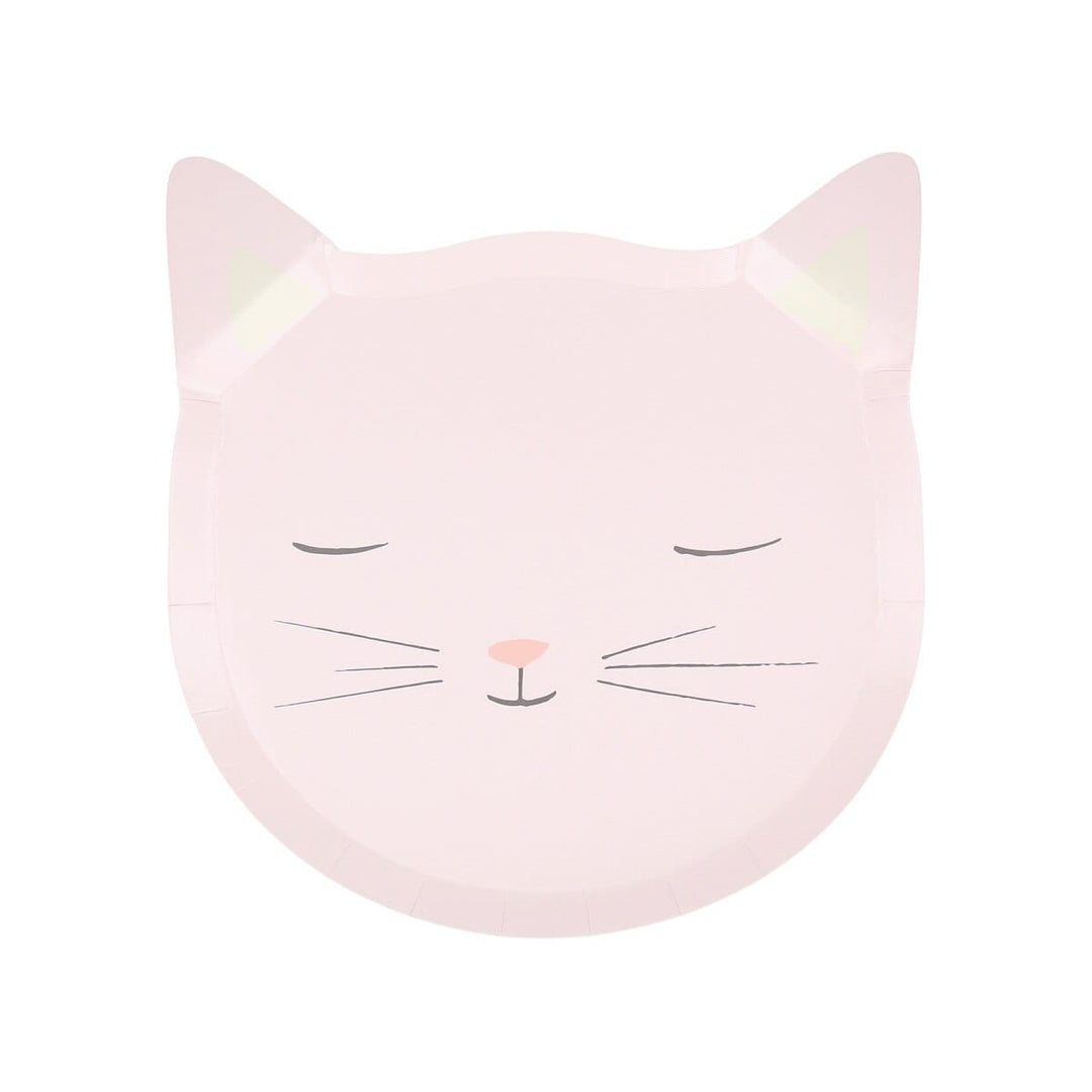 Cute Kitten Plates x 8 | Party Tableware UK Tableware Cute Kitten Plates x 8