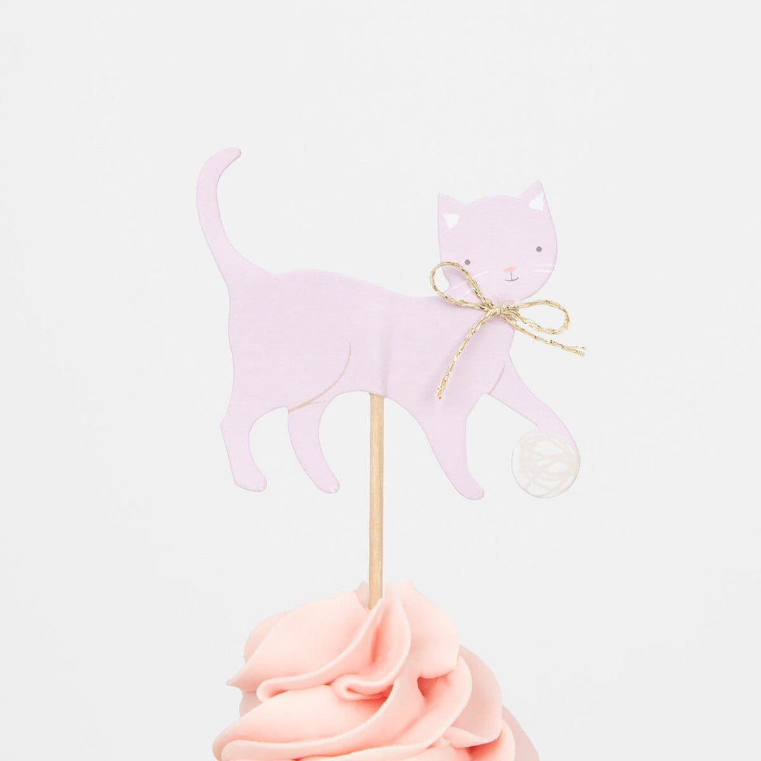 Cute Kittens Cupcake Kit x 24 | Meri Meri Cat Party Cake Decorating Supplies Cute Kittens Cupcake Kit x 24 Toppers