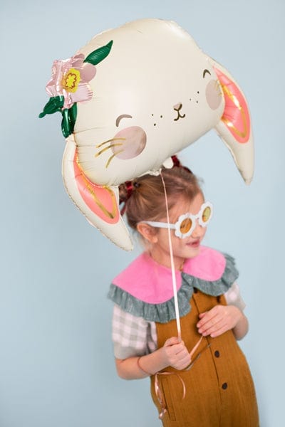 Cute Rabbit Head Foil Balloon - Party Deco Balloons Cute Rabbit Head Foil Balloon