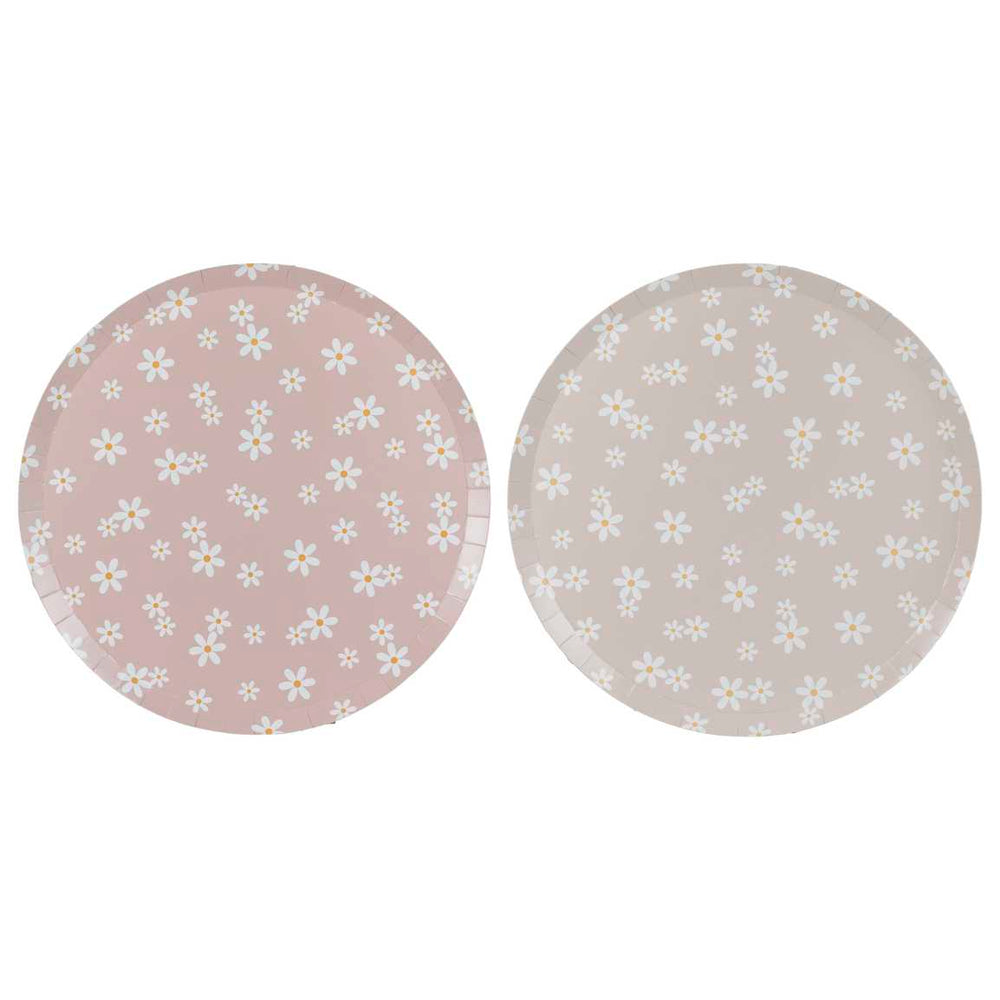 Daisy Balloon Bundle (pack of 5) - Daisy Party Decorations UK Balloons Daisy Floral Paper Plates (Pack of 8)