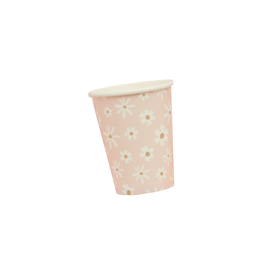 Daisy Floral Paper Cups (Pack of 8) - Daisy Party Tableware UK Paper Cup Daisy Floral Paper Cups (Pack of 8)