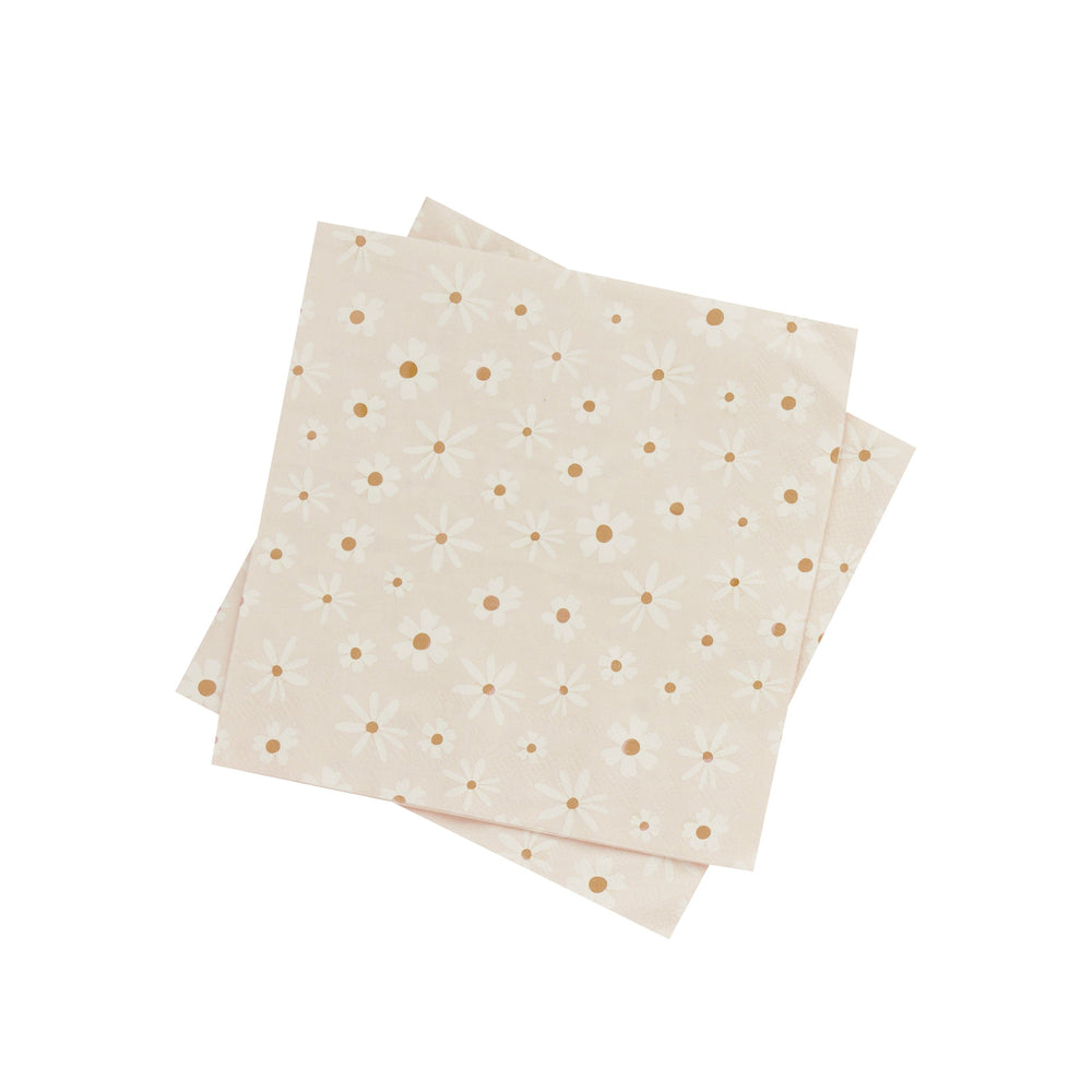 Daisy Floral Paper Napkins (Pack of 16) - Daisy Party Supplies UK Paper Napkins Daisy Floral Paper Napkins (Pack of 16)