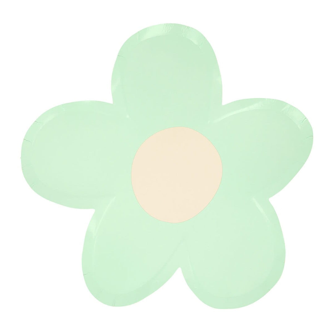 Daisy Shaped Party Plates x 8 | Meri Meri party plates Daisy Shaped Party Plates x 8
