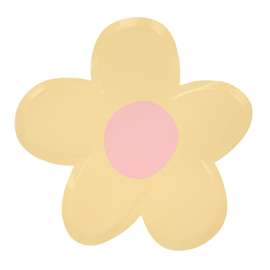Daisy Shaped Party Plates x 8 | Meri Meri party plates Daisy Shaped Party Plates x 8