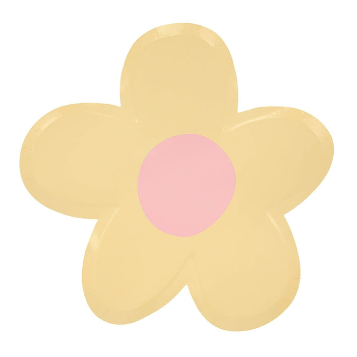 Daisy Shaped Party Plates x 8 | Meri Meri party plates Daisy Shaped Party Plates x 8