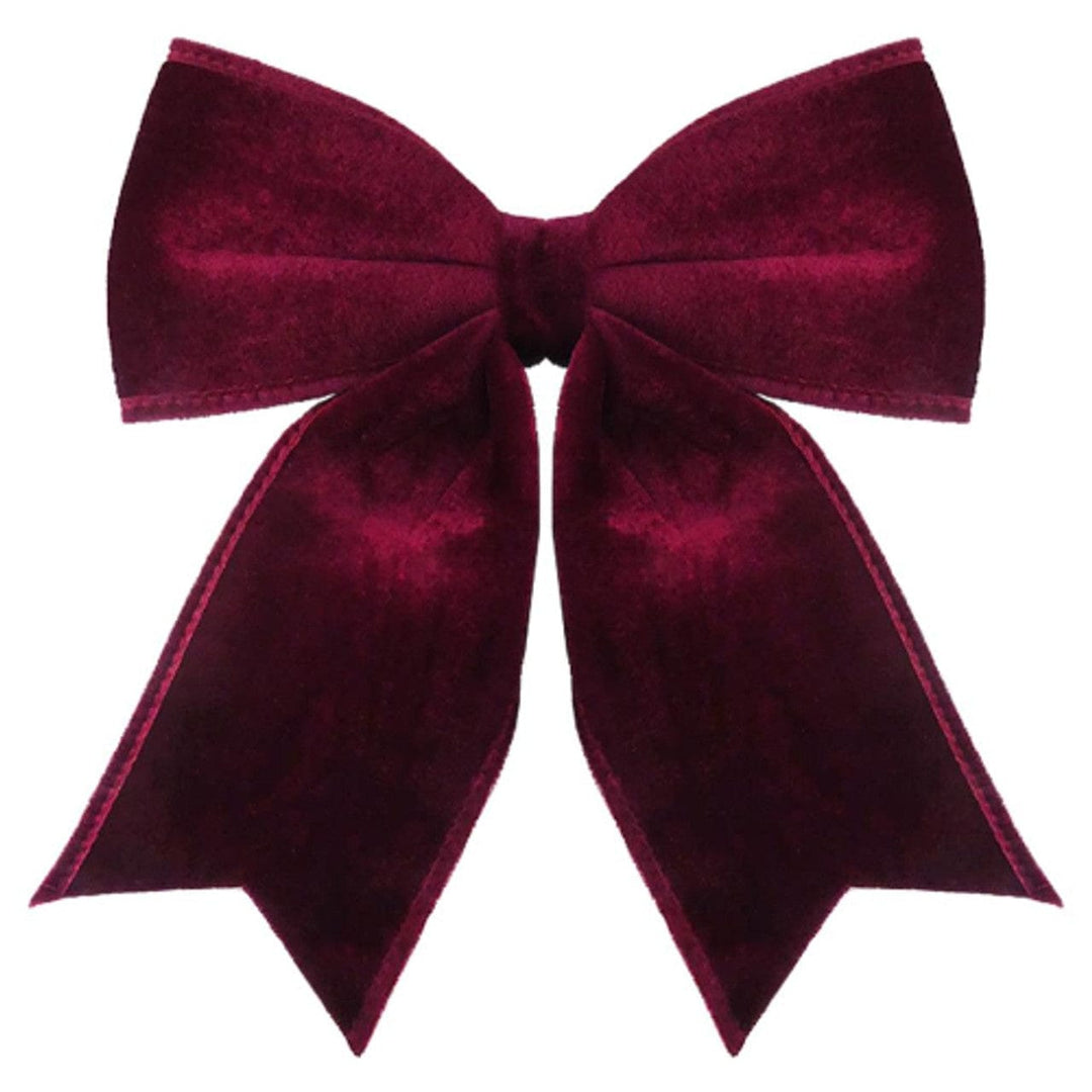Dark Red Velvet Bow (30cm) Bunting Dark Red Velvet Bow (30cm)