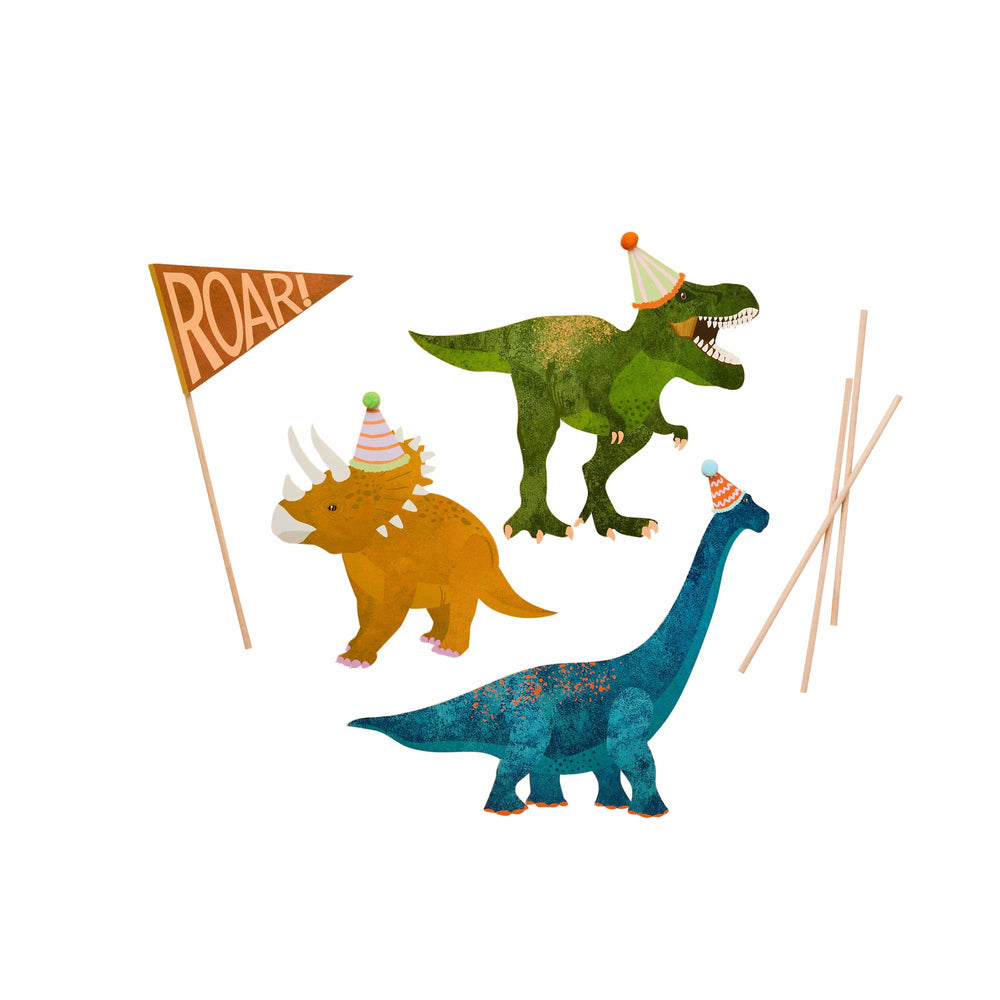 Dinosaur Cake Topper Set Cake Topper Dinosaur Cake Topper Set