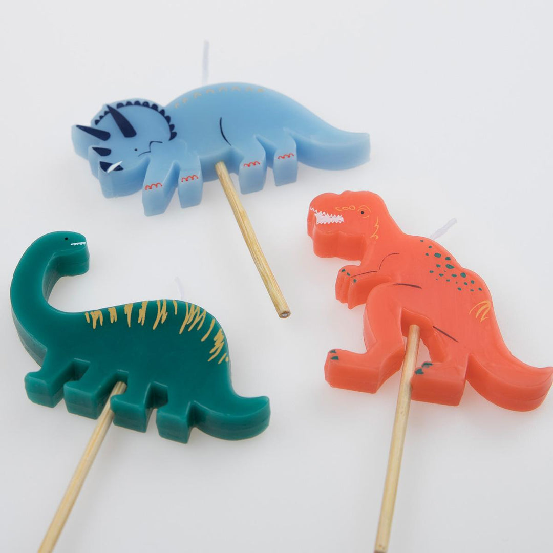 Dinosaur Candles x 5 | Party Cake Candles UK Cake Candles Dinosaur Candles x 5
