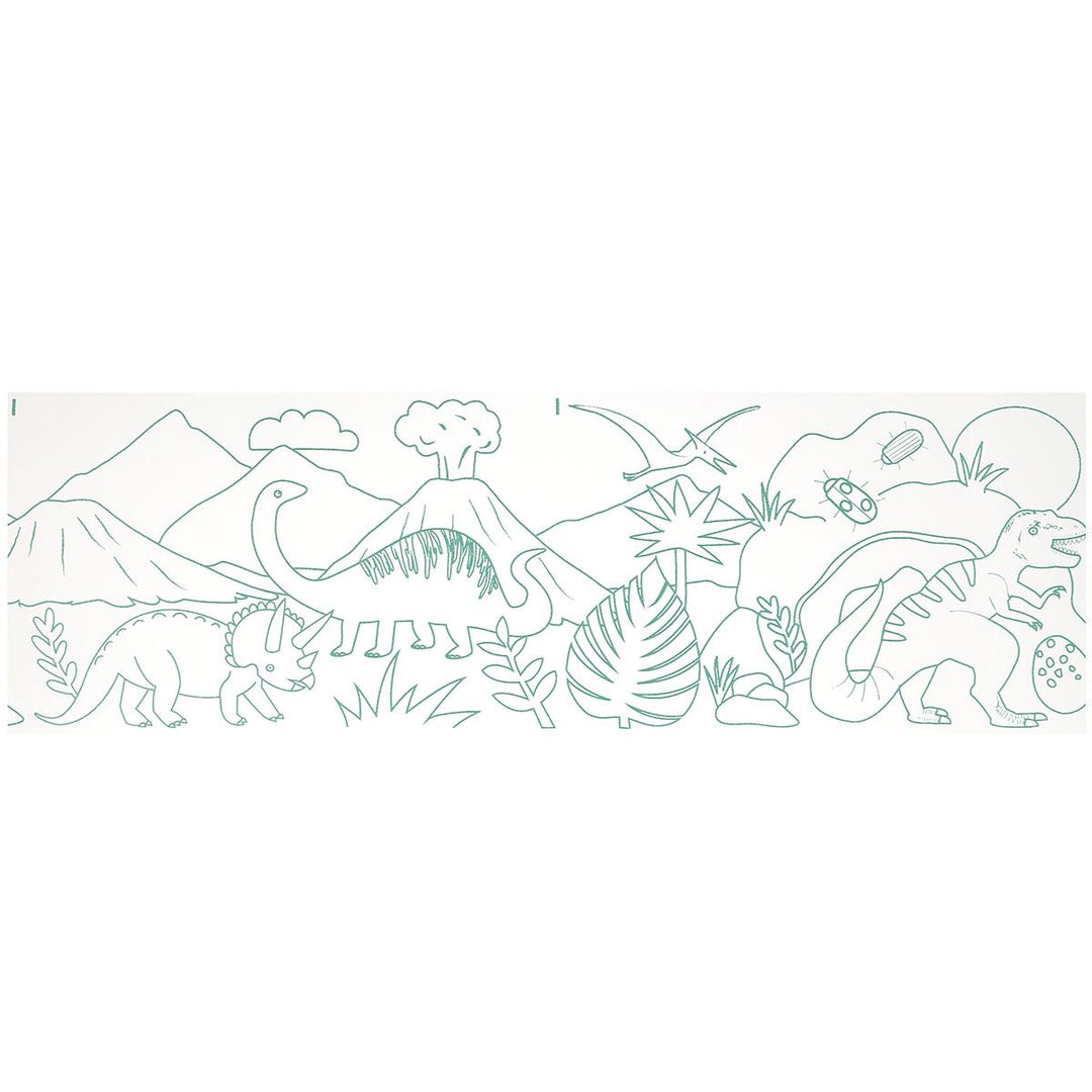 Dinosaur Colouring Roll | Meri Meri Dinosaur Party Party Accessories Dinosaur Colouring Roll