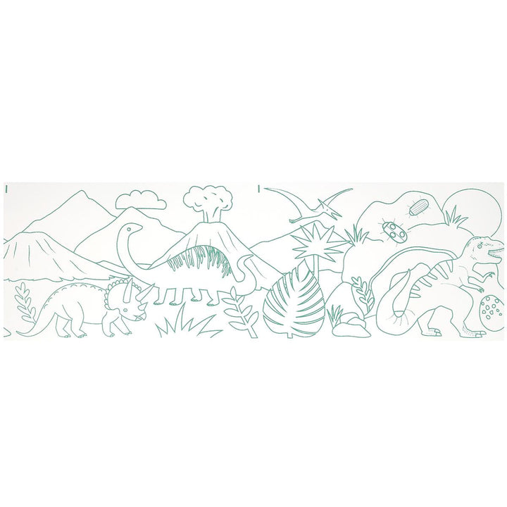 Dinosaur Colouring Roll | Meri Meri Dinosaur Party Party Accessories Dinosaur Colouring Roll