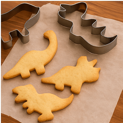 Dinosaur Cookie Cutters - Pack of 3 cookie cutter Dinosaur Cookie Cutters - Pack of 3