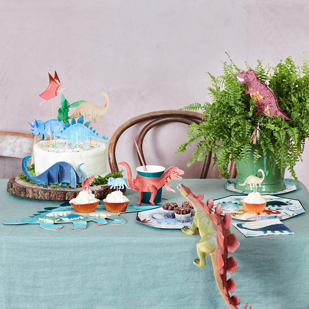 Dinosaur Kingdom Cake Toppers x 6 | Cake Decorating UK Cake Toppers Dinosaur Kingdom Cake Toppers x 6