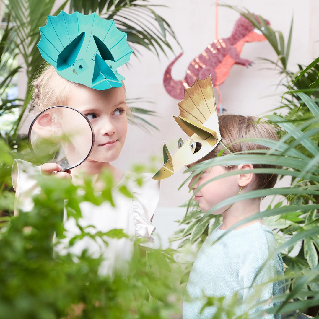 Dinosaur Kingdom Party Hats x 8 | Party Accessories UK Party Accessories Dinosaur Kingdom Party Hats x 8