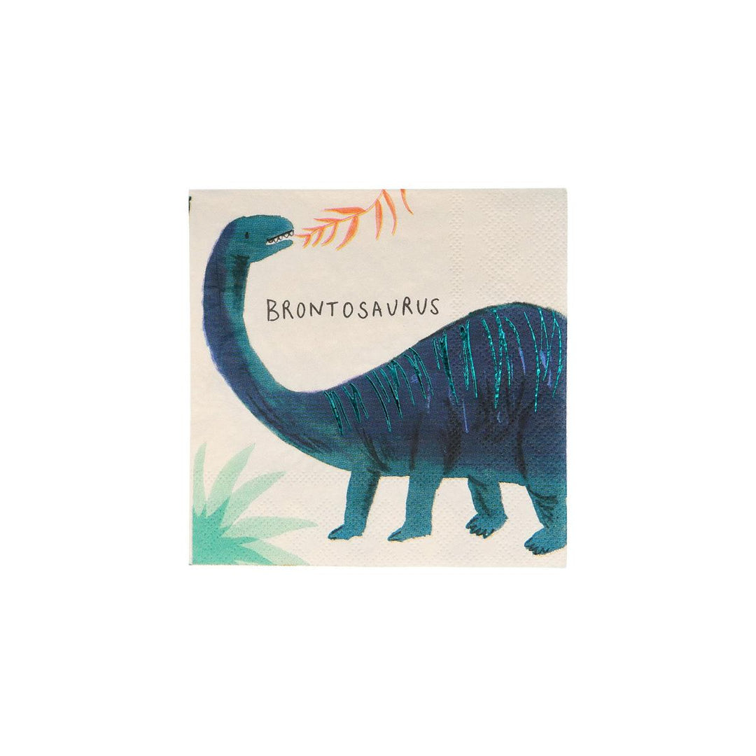 Dinosaur Kingdom Small Napkins x 16 | Party Tableware UK Tableware Dinosaur Kingdom Small Napkins x 16