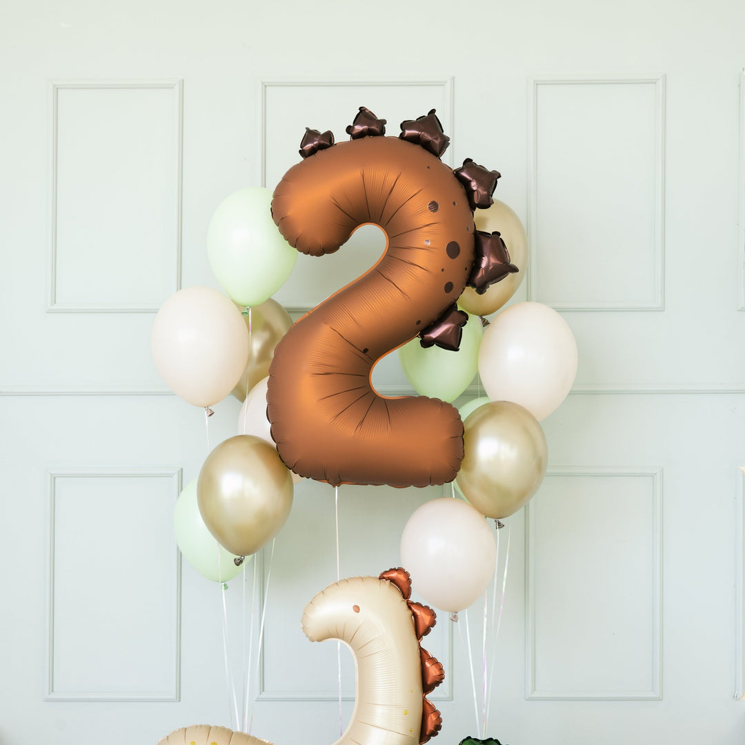 Dinosaur Number 2 Foil Balloon (36 inch) - Dinosaur Party Foil Balloon Dinosaur Number 2 Foil Balloon (36 inch)