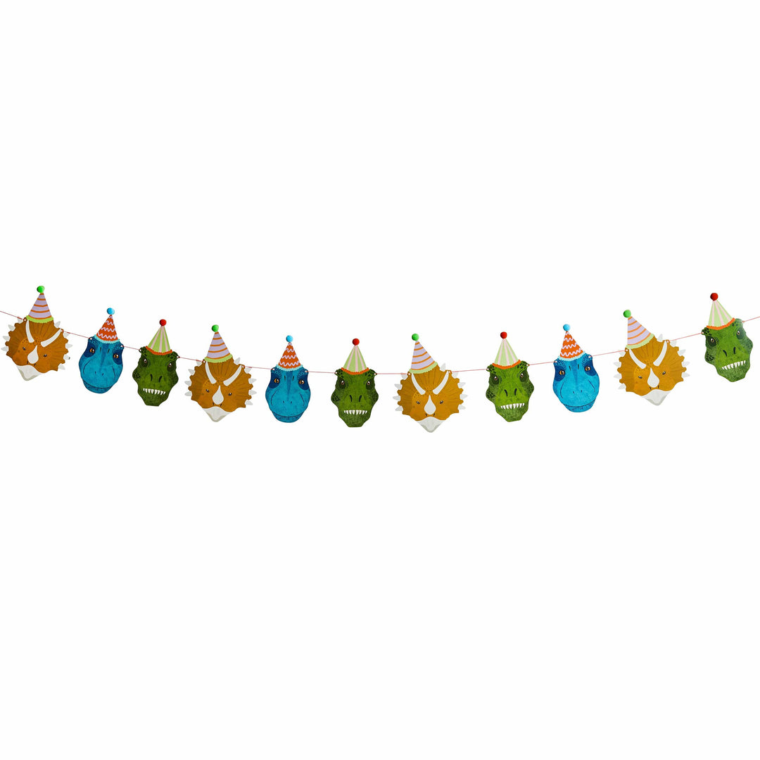 Dinosaur Party Garland - Dinosaur Birthday Party Decorations Bunting Dinosaur Party Garland