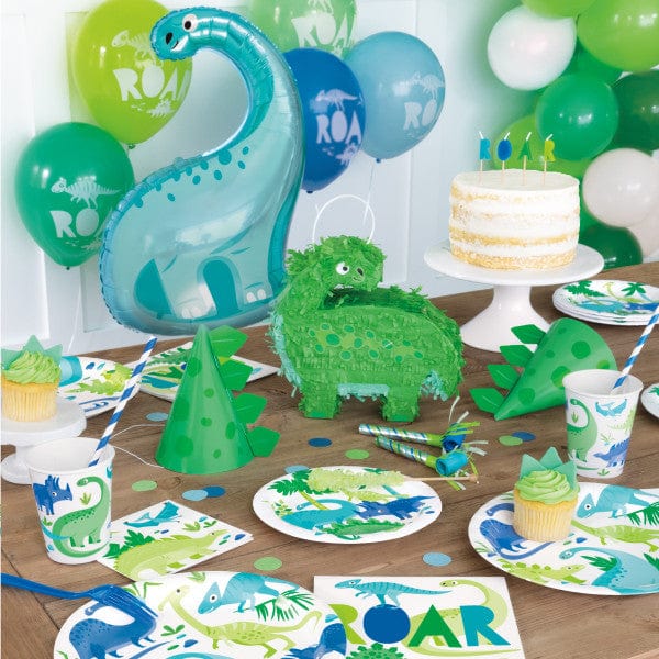 Dinosaur Party Small Plates x 8 Disposable Tableware Dinosaur Party Small Plates x 8