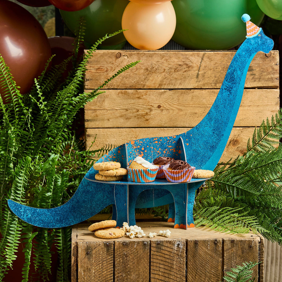 Dinosaur Party Treat Stand cake stand Dinosaur Party Treat Stand