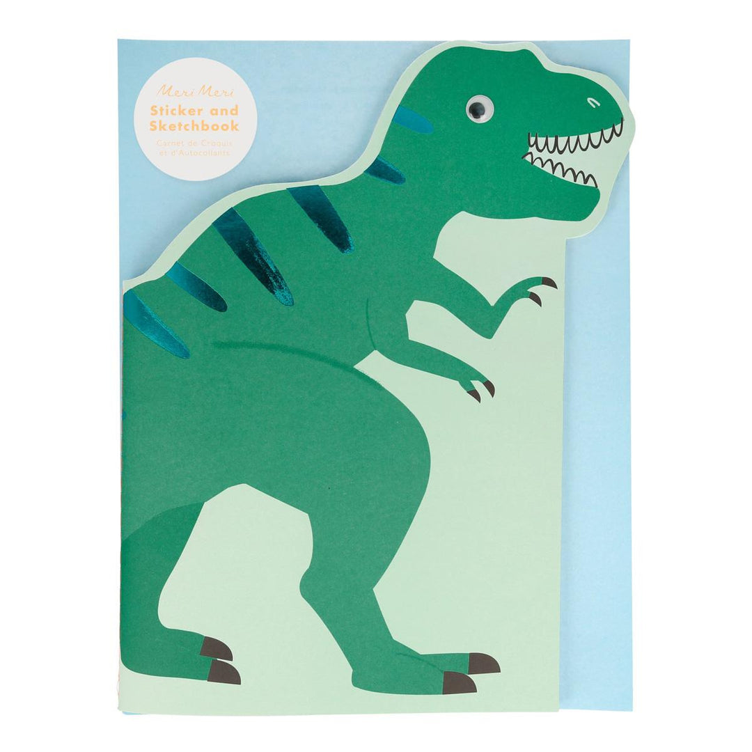 Dinosaur Sticker &amp; Sketchbook | Meri Meri Dinosaur Party Party Accessories Dinosaur Sticker &amp; Sketchbook