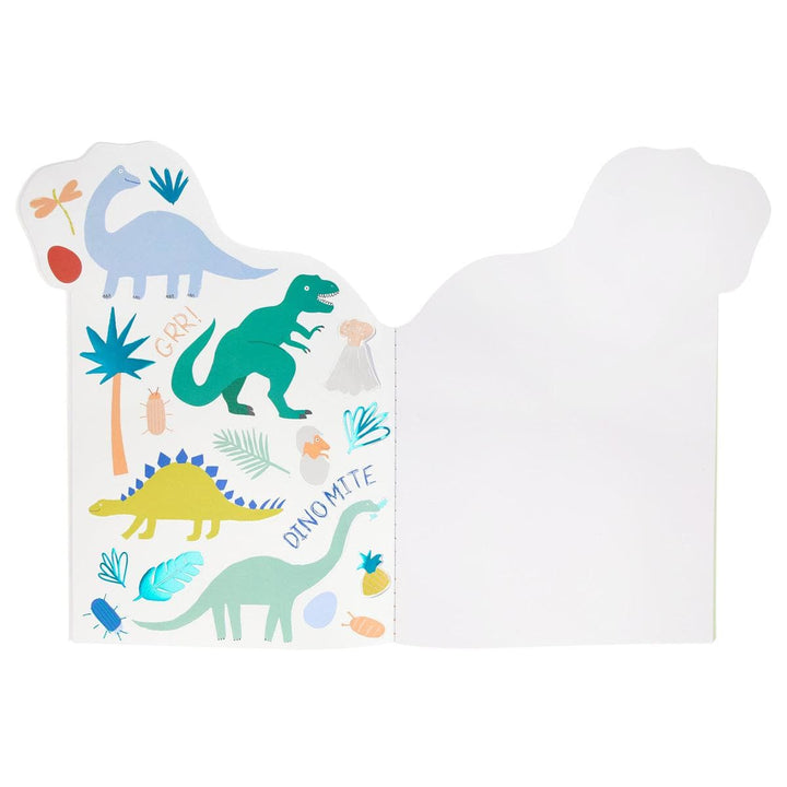 Dinosaur Sticker &amp; Sketchbook | Meri Meri Dinosaur Party Party Accessories Dinosaur Sticker &amp; Sketchbook