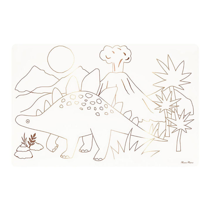 Dinosaurs Coloring Placemats x 8 | Party Activities UK Party Accessories Dinosaurs Coloring Placemats x 8
