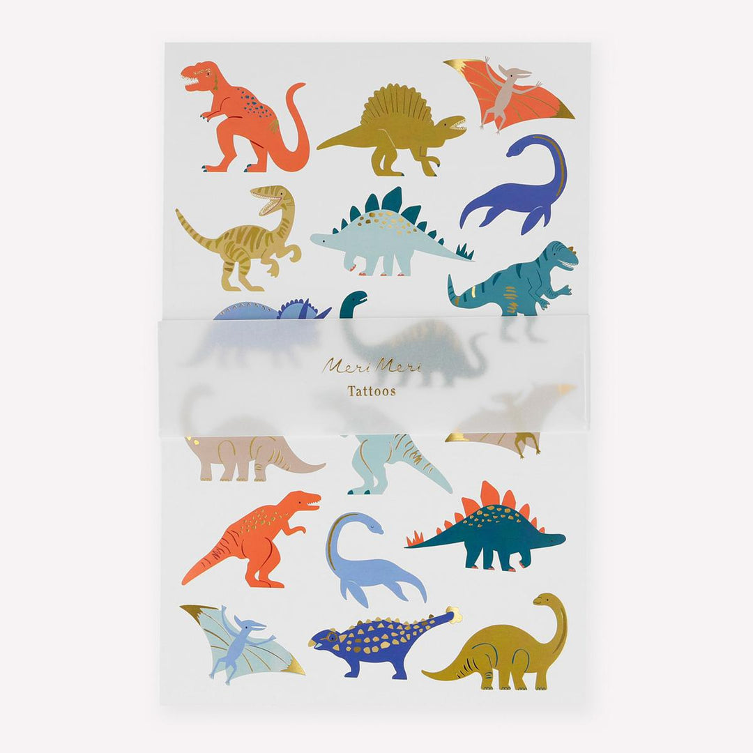 Dinosaurs Temporary Tattoo Sheets | Party Bag Fillers UK Party Accessories Dinosaurs Temporary Tattoo Sheets x 2 sheets