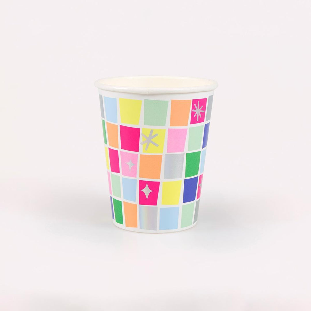 Disco Ball Party Cups x 8 | Meri Meri Disco Party party cups Disco Ball Party Cups x 8