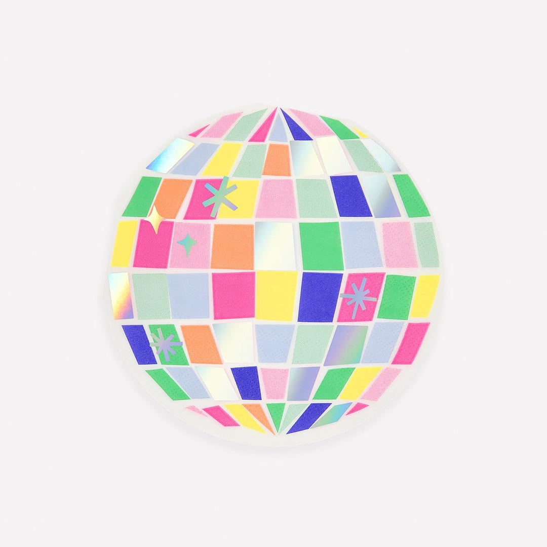 Disco Ball Party Napkins x 16 | Meri Meri Disco Party party napkins Disco Ball Party Napkins x 16