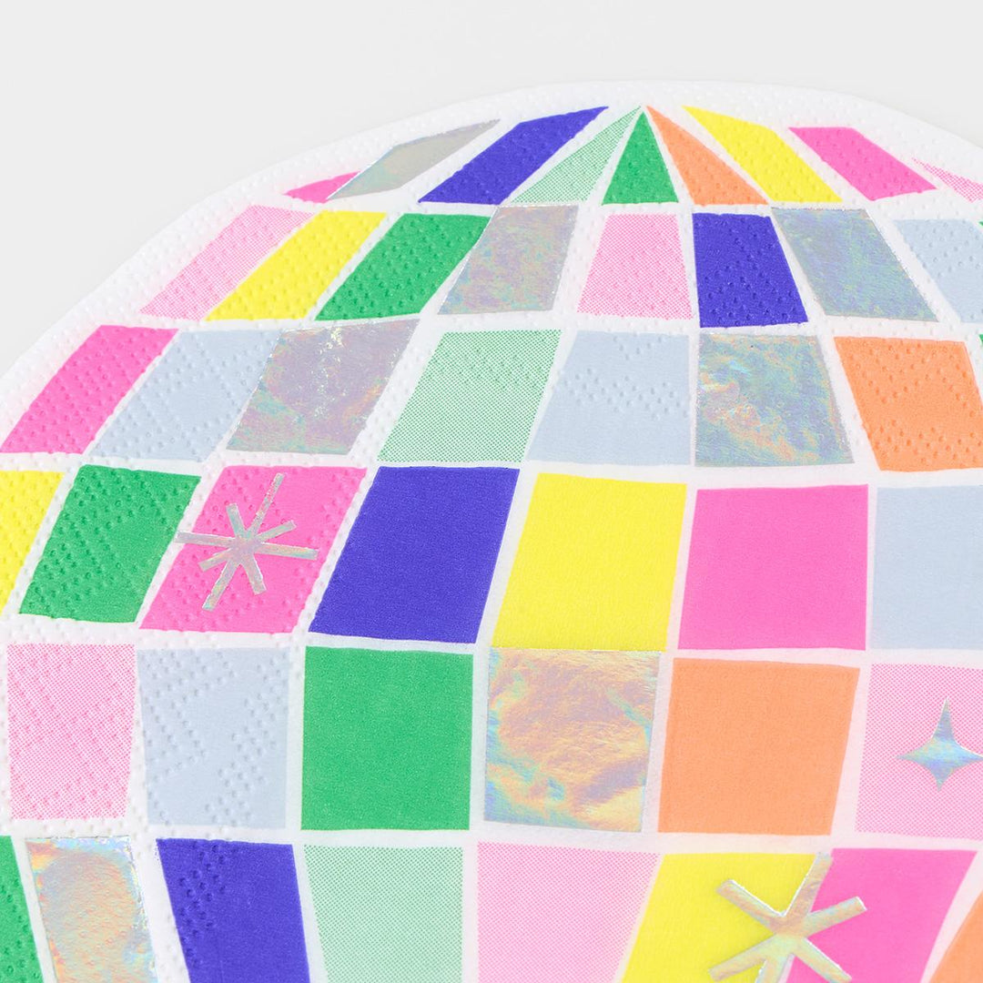 Disco Ball Party Napkins x 16 | Meri Meri Disco Party party napkins Disco Ball Party Napkins x 16