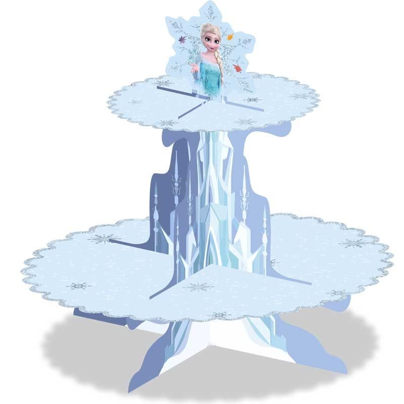Disney Frozen Cupcake Stand - Elsa & Anna Cake Stand Cake Stand Disney Frozen Paper Cupcake Stand