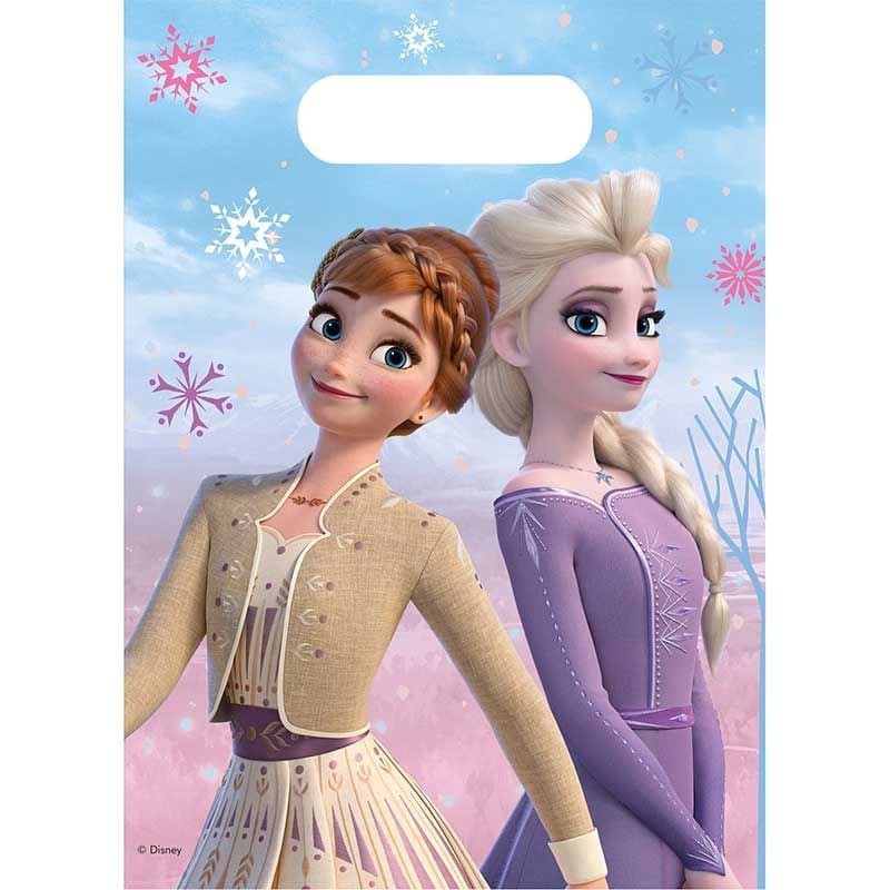 Disney Frozen Party Bags x 6 - Frozen Party Supplies party bag Disney Frozen Party Bags x 6