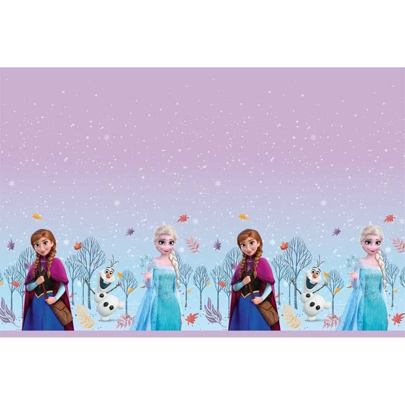 Disney Frozen Party Tablecover - Elsa & Anna Table Cloth table cover Disney Frozen Party Plastic Tablecover (Idyllic Wonder)