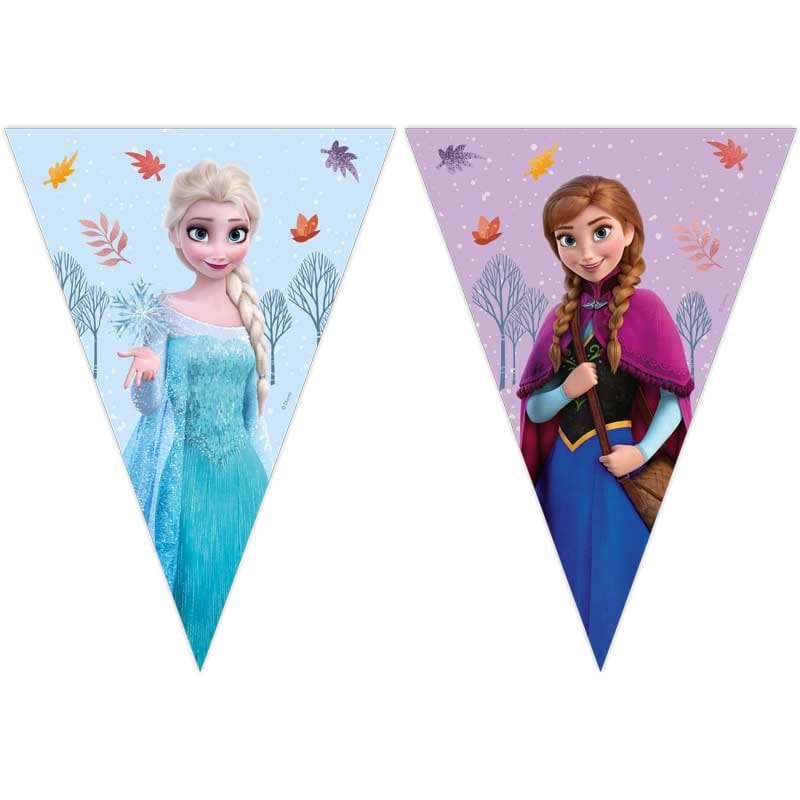 Disney Frozen Party Triangle Flag Banner - Frozen Party Decorations Bunting Disney Frozen Party Triangle Flag Banner
