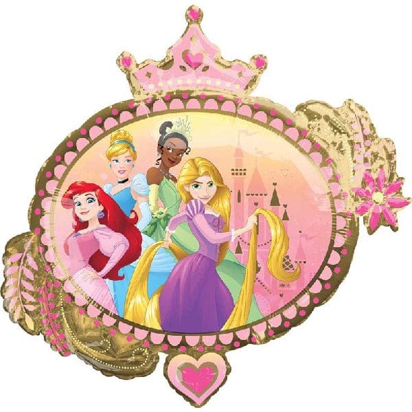 Disney Princess 34in Foil Balloon | Princess Party Decorations Balloons Disney Princess Supershape Foil Balloon (34 inch)