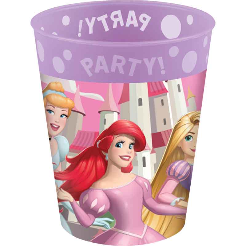 Disney Princess Reusable Cups x 4 | Princess Party Supplies party cups Disney Princess Reusable Party Cups x 4