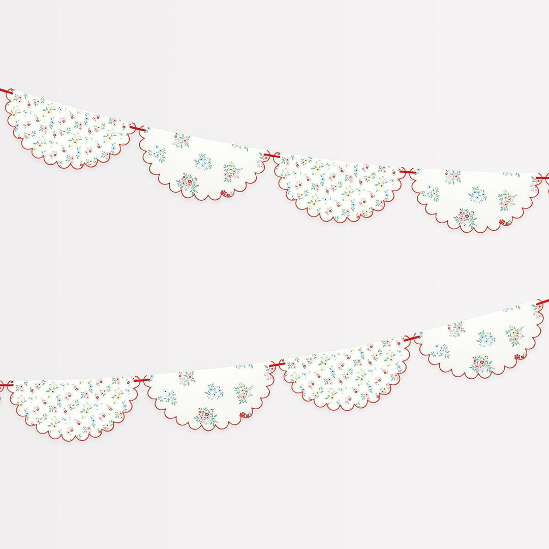 Ditsy Posy Paper Party Garland Bunting Ditsy Posy Paper Party Garland