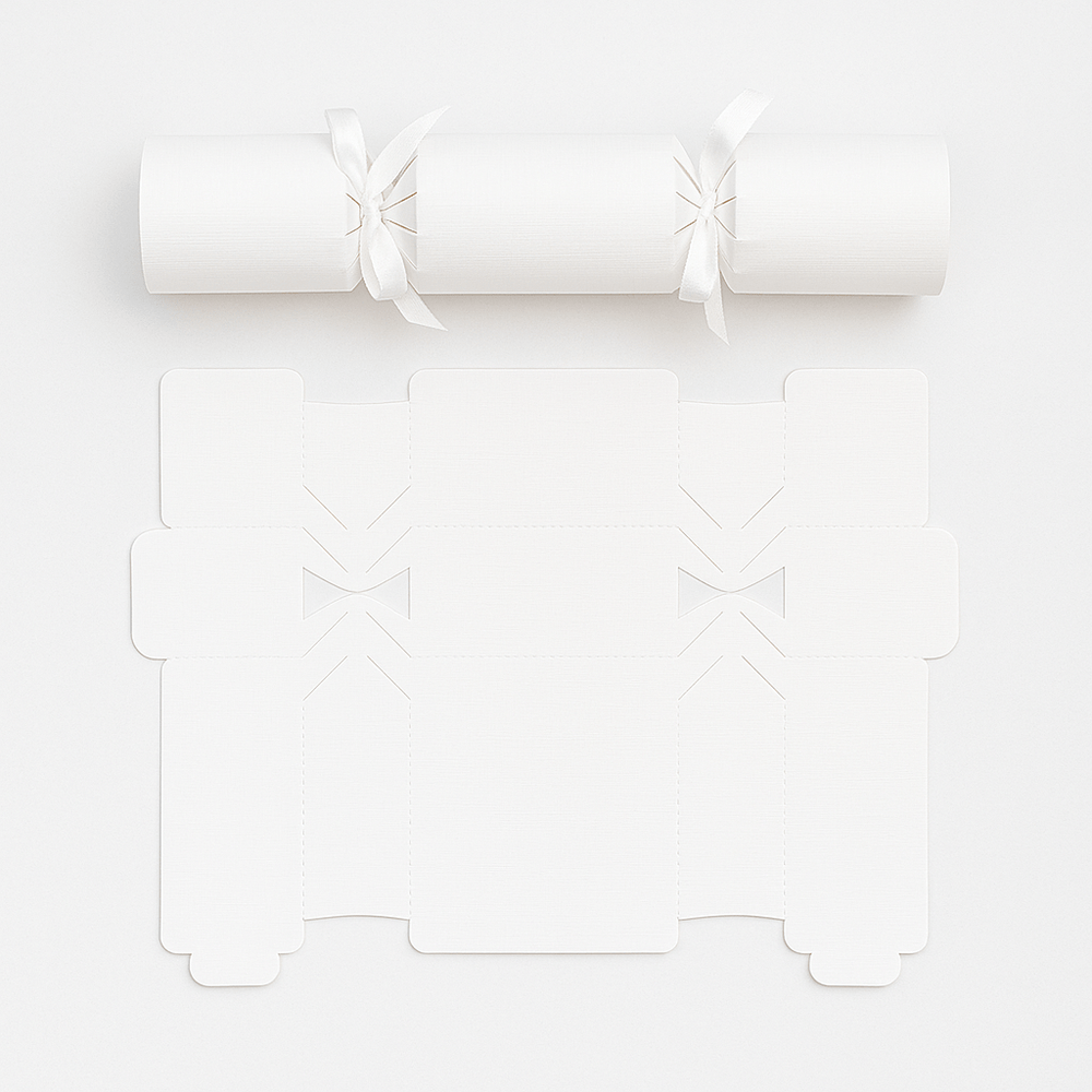 DIY Christmas Crackers Kit - Linen White x 12 christmas crackers DIY Christmas Crackers Kit - Linen White x 12