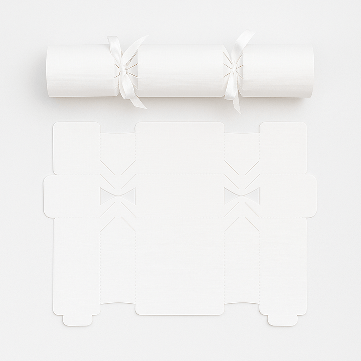 DIY Christmas Crackers Kit - Linen White x 12 christmas crackers DIY Christmas Crackers Kit - Linen White x 12